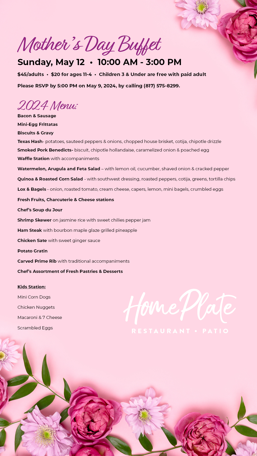 2024 HP Mothers Day Brunch Lobby ad