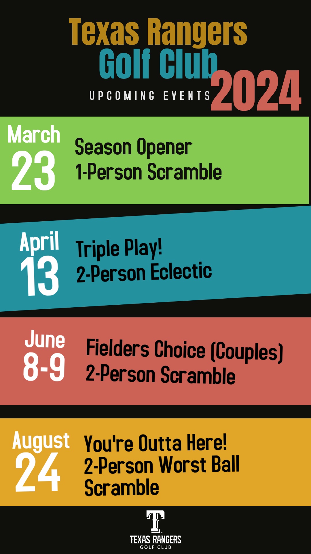 24 Tournament Schedule Flyer