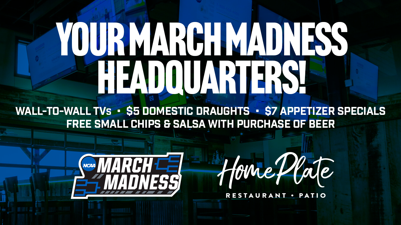 Home Plate March Madness graphic