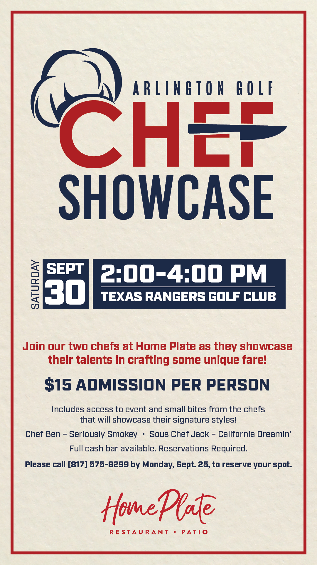 Sept 2023 Chef Showcase Lobby ad